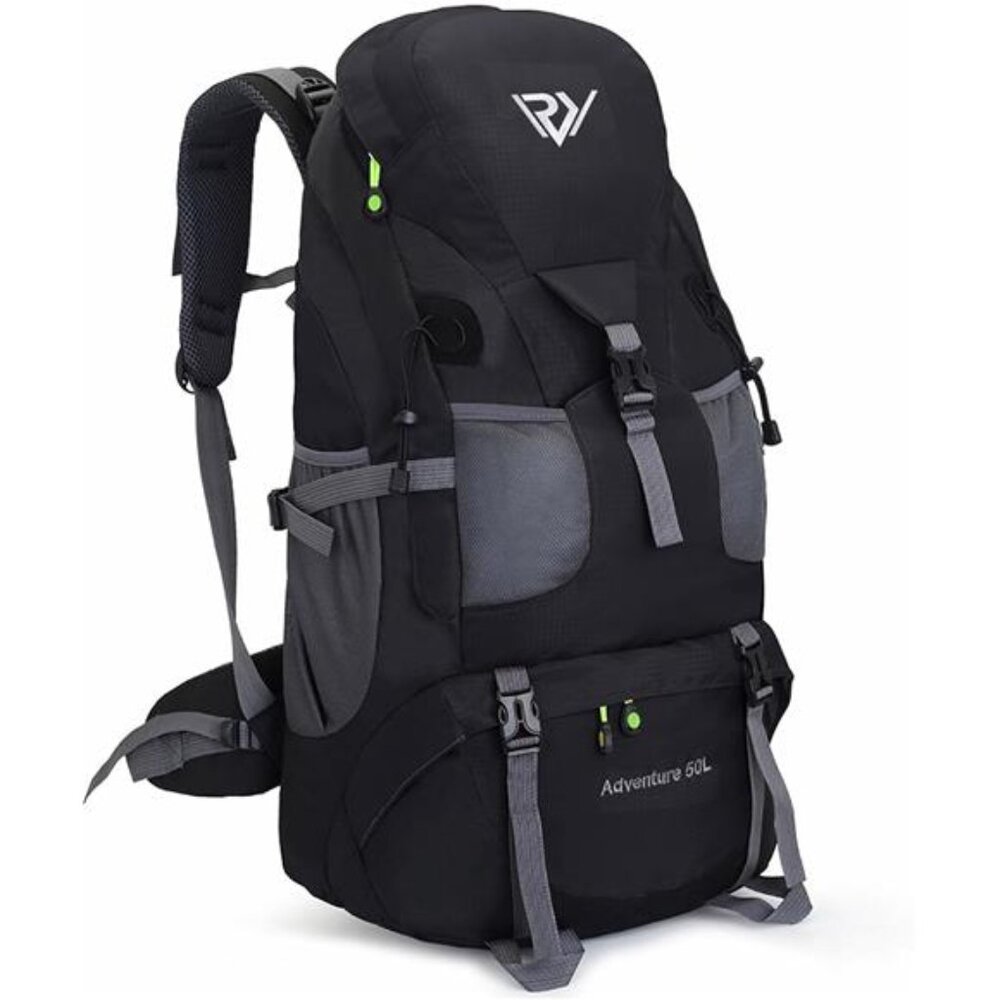 50L Hiking Backpack, Waterproof Lightweight Daypack for Outdoor Camping Travel